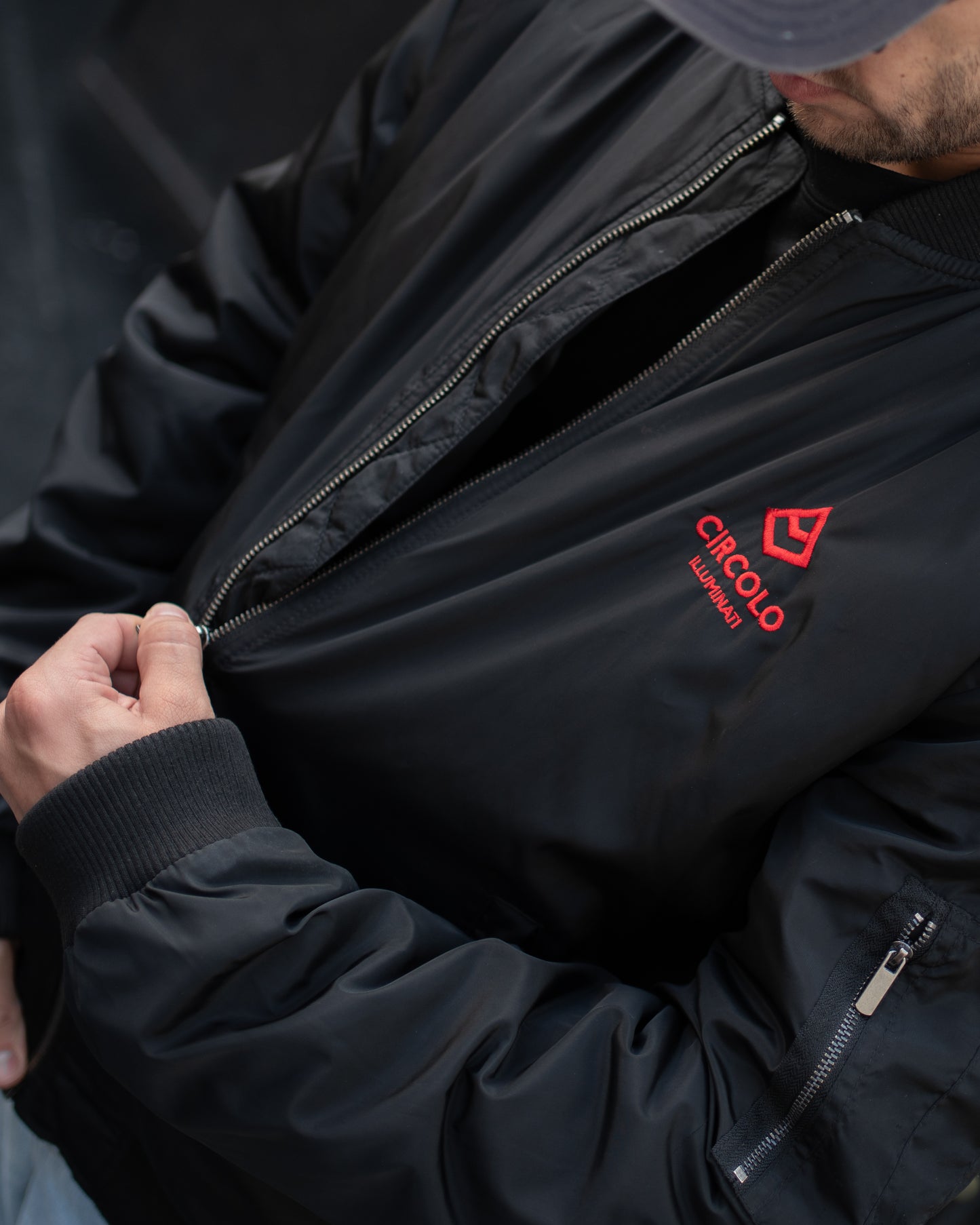 Bomber unisex Circolo degli Illuminati – Ricamato